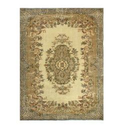627- NATURAL COLOR VINTAGE Carpets -Vintage rugs are a new trend in Europe,America and Australia.