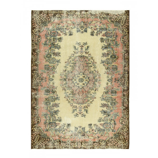 1073- NATURAL COLOR VINTAGE Carpets -Vintage rugs are a new trend in Europe,America and Australia.